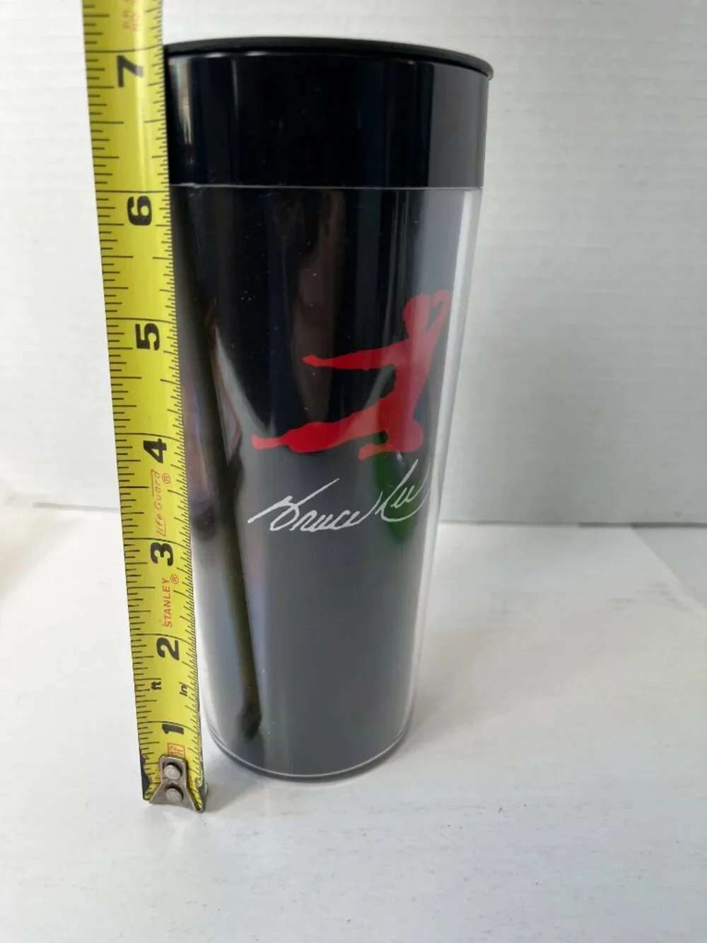 Bruce Lee Vandor 16 oz Plastic Travel Mug With Lid New Old Stock
